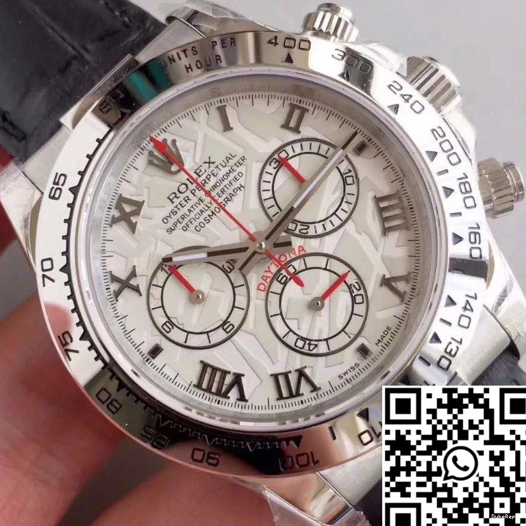 Factory Cosmograph Black Strap Daytona Rolex Leather 116520 JH 0209